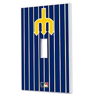 Seattle Mariners - Cooperstown Pinstripe Single Toggle Light Switch Plate