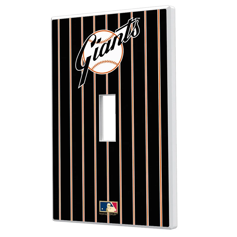 San Francisco Giants 1958-1967 Cooperstown Pinstripe Single Toggle Light Switch Plate