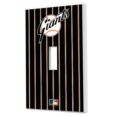 San Francisco Giants 1958-1967 Cooperstown Pinstripe Single Toggle Light Switch Plate