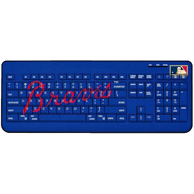 Atlanta Braves 2012 Cooperstown Solid Design Wireless Keyboard