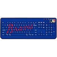 Atlanta Braves 2012 Cooperstown Solid Design Wireless Keyboard