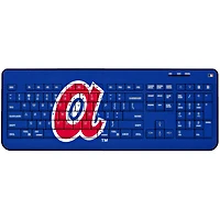 Atlanta Braves Cooperstown Solid Design Wireless Keyboard