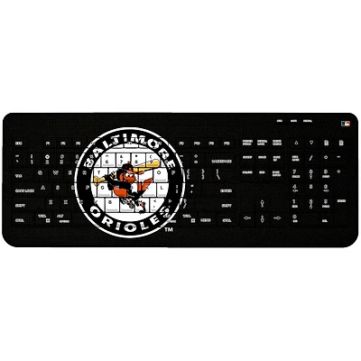 Baltimore Orioles - Cooperstown Solid Design Wireless Keyboard