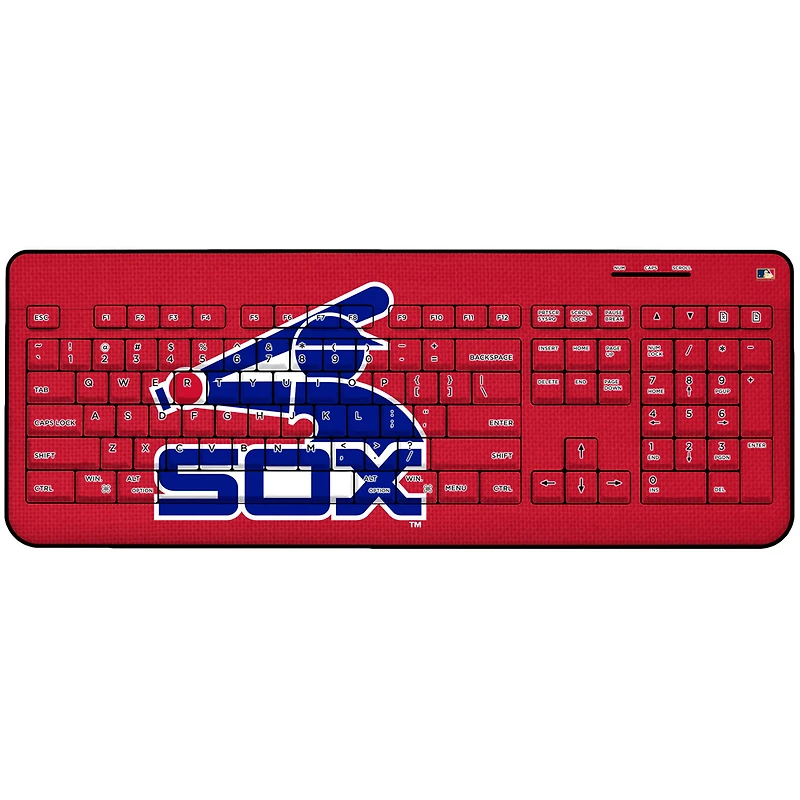 Chicago White Sox Cooperstown Solid Design Wireless Keyboard