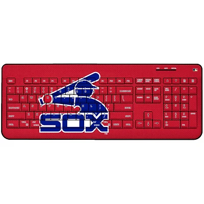 Chicago White Sox Cooperstown Solid Design Wireless Keyboard