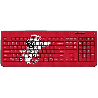 Cincinnati Reds 1953-1967 Cooperstown Solid Design Wireless Keyboard