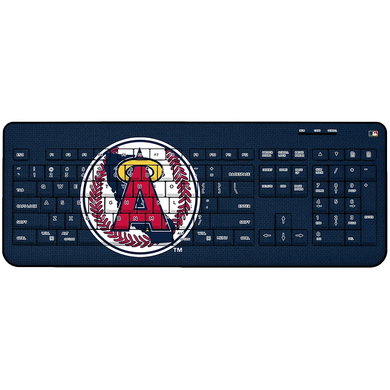 Los Angeles Angels Cooperstown Solid Design Wireless Keyboard