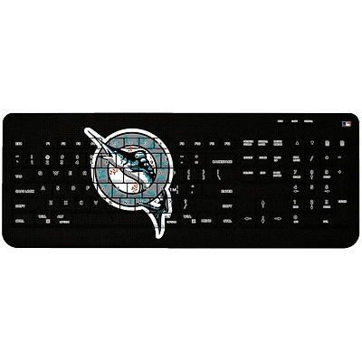 Miami Marlins 1993-2011 Cooperstown Solid Design Wireless Keyboard