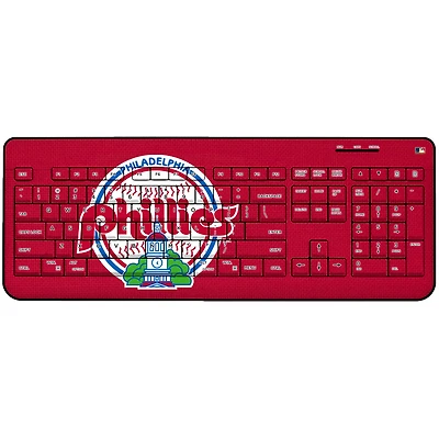 Philadelphia Phillies 1984-1991 Cooperstown Solid Design Wireless Keyboard