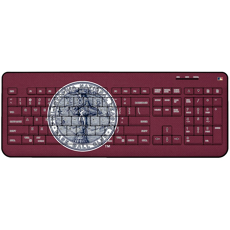 Philadelphia Phillies - Cooperstown Solid Design Wireless Keyboard