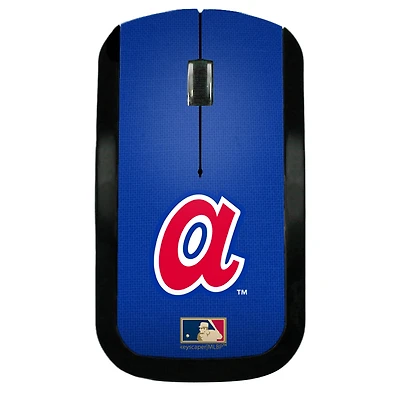 Atlanta Braves Cooperstown Solid Design Wireless Mouse