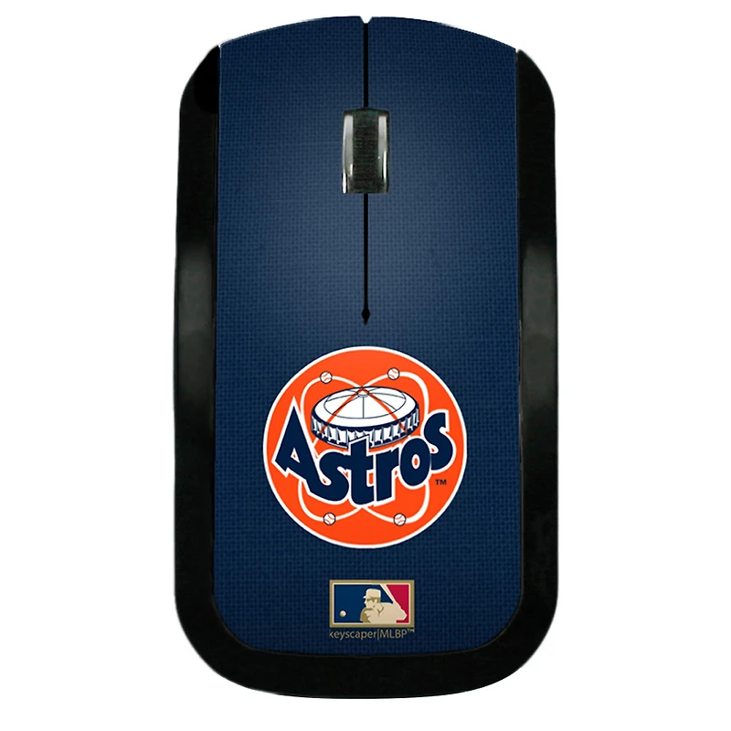 Houston Astros 1977-1998 Cooperstown Solid Design Wireless Mouse