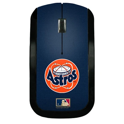 Houston Astros 1977-1998 Cooperstown Solid Design Wireless Mouse