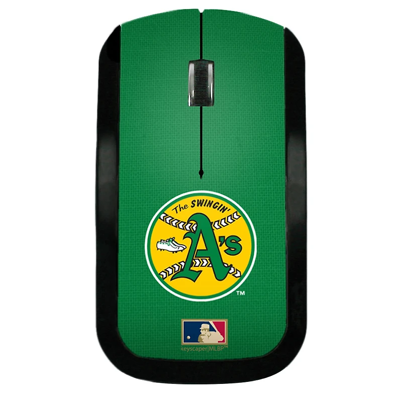 Athletics 1971-1981 Cooperstown Solid Design Wireless Mouse
