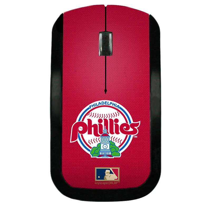 Philadelphia Phillies 1984-1991 Cooperstown Solid Design Wireless Mouse