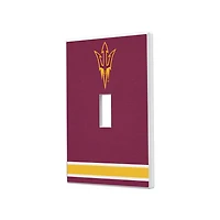 Arizona State Sun Devils Stripe Design Single Toggle Light Switch Plate