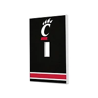 Cincinnati Bearcats Stripe Design Single Toggle Light Switch Plate