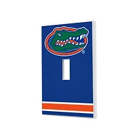 Florida Gators Stripe Design Single Toggle Light Switch Plate