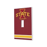 Iowa State Cyclones Stripe Design Single Toggle Light Switch Plate
