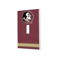 Florida State Seminoles Stripe Design Single Toggle Light Switch Plate