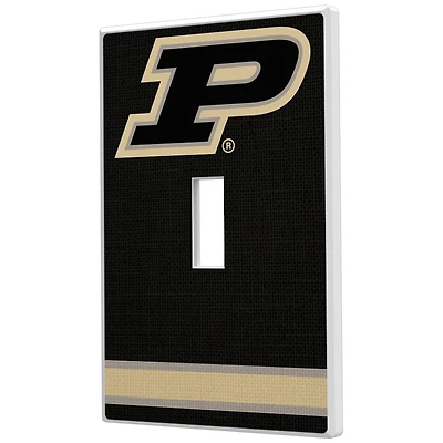 Purdue Boilermakers Stripe Design Single Toggle Light Switch Plate