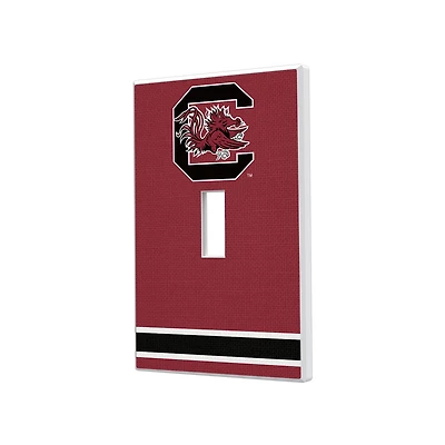 South Carolina Gamecocks Stripe Design Single Toggle Light Switch Plate