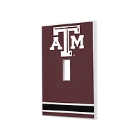 Texas A&M Aggies Stripe Design Single Toggle Light Switch Plate