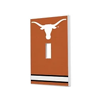 Texas Longhorns Stripe Design Single Toggle Light Switch Plate