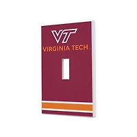Virginia Tech Hokies Stripe Design Single Toggle Light Switch Plate