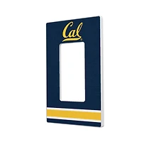Cal Bears Stripe Design Single Rocker Light Switch Plate