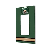 Ohio Bobcats Stripe Design Single Rocker Light Switch Plate