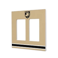 Army Black Knights Stripe Design Double Rocker Light Switch Plate