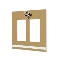 UCF Knights Stripe Design Double Rocker Light Switch Plate