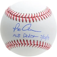 Pete Alonso New York Mets Autographed Baseball with "3/28/19 Debut" Inscription