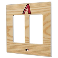 Arizona Diamondbacks Baseball Bat Design Double Rocker Light Switch Plate
