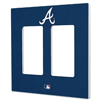 Atlanta Braves Solid Double Rocker Light Switch Plate