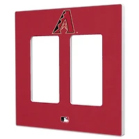 Arizona Diamondbacks Solid Double Rocker Light Switch Plate