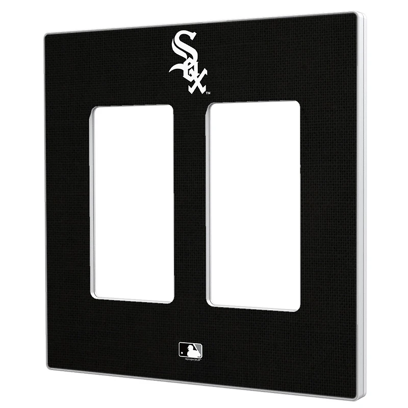Chicago White Sox Solid Double Rocker Light Switch Plate