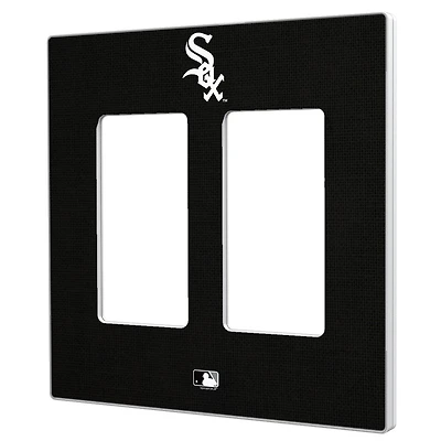 Chicago White Sox Solid Double Rocker Light Switch Plate