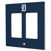 Detroit Tigers Solid Double Rocker Light Switch Plate