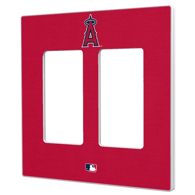 Los Angeles Angels Solid Double Rocker Light Switch Plate