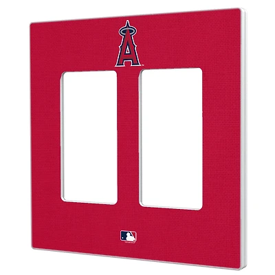 Los Angeles Angels Solid Double Rocker Light Switch Plate