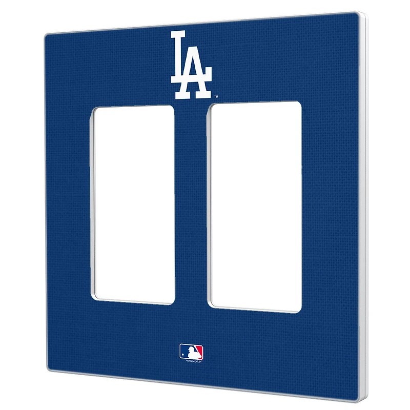 Los Angeles Dodgers Solid Double Rocker Light Switch Plate