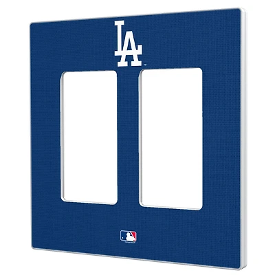 Los Angeles Dodgers Solid Double Rocker Light Switch Plate