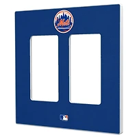 New York Mets Solid Double Rocker Light Switch Plate