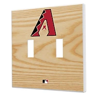 Arizona Diamondbacks Baseball Bat Design Double Toggle Light Switch Plates