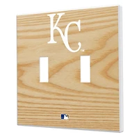 Kansas City Royals Baseball Bat Design Double Toggle Light Switch Plates