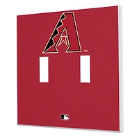 Arizona Diamondbacks Solid Design Double Toggle Light Switch Plate