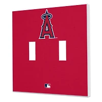 Los Angeles Angels Solid Design Double Toggle Light Switch Plate