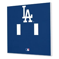 Los Angeles Dodgers Solid Design Double Toggle Light Switch Plate
